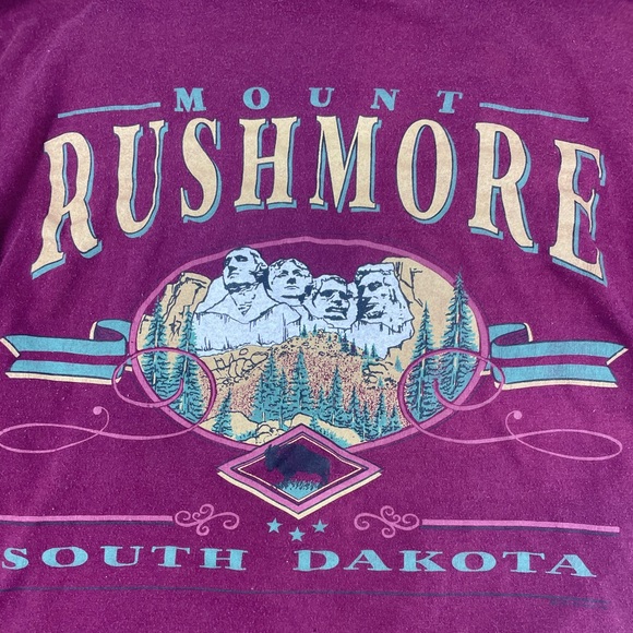 Vintage Jerzees Mount Rushmore Shirt Size XL - Picture 2 of 5